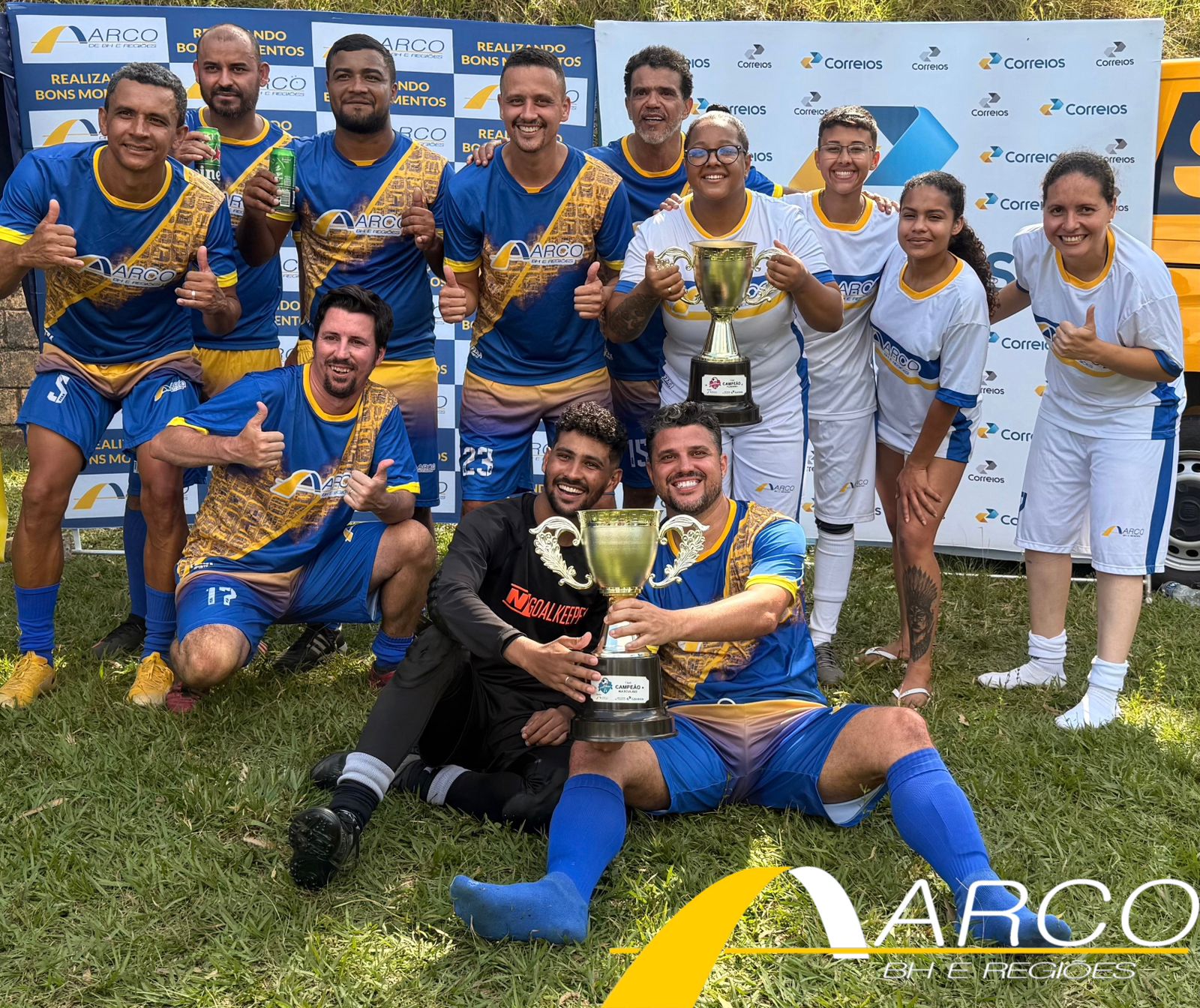 Torneio de futebol ARCO/MG com parceria CORREIOS